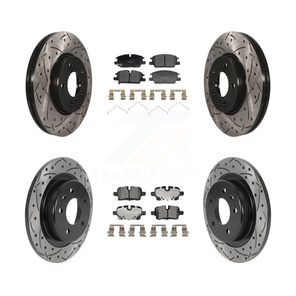 Transit Auto KDT-101376 Disc Brake Kit for 2020-2024 Chevrolet Equinox, GMC Terrain, Chevrolet Malibu - Front and Rear