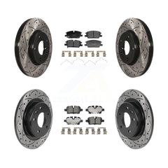 Transit Auto KDT-101376 Disc Brake Kit for 2020-2024 Chevrolet Equinox, GMC Terrain, Chevrolet Malibu - Front and Rear