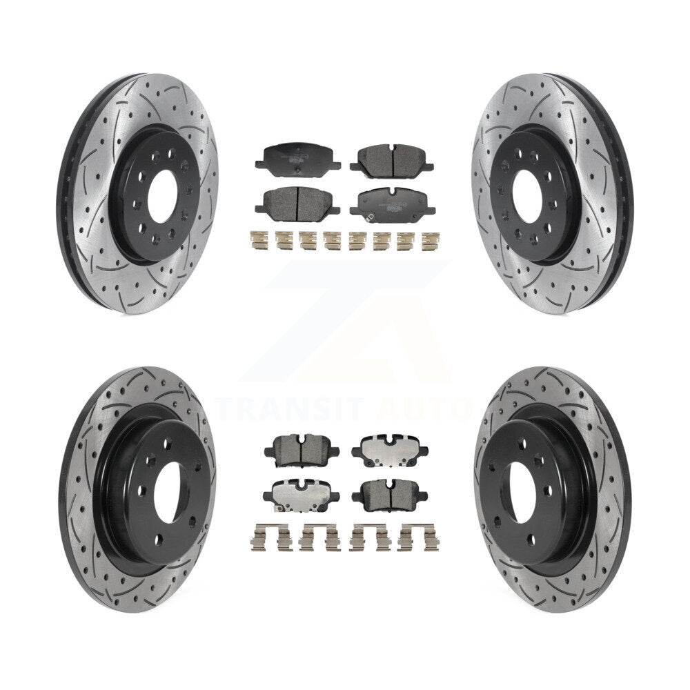Transit Auto KDT-101377 Disc Brake Kit for 2021 Chevrolet Equinox, GMC Terrain - Front and Rear