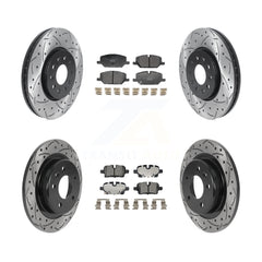 Transit Auto KDT-101377 Disc Brake Kit for 2021 Chevrolet Equinox, GMC Terrain - Front and Rear