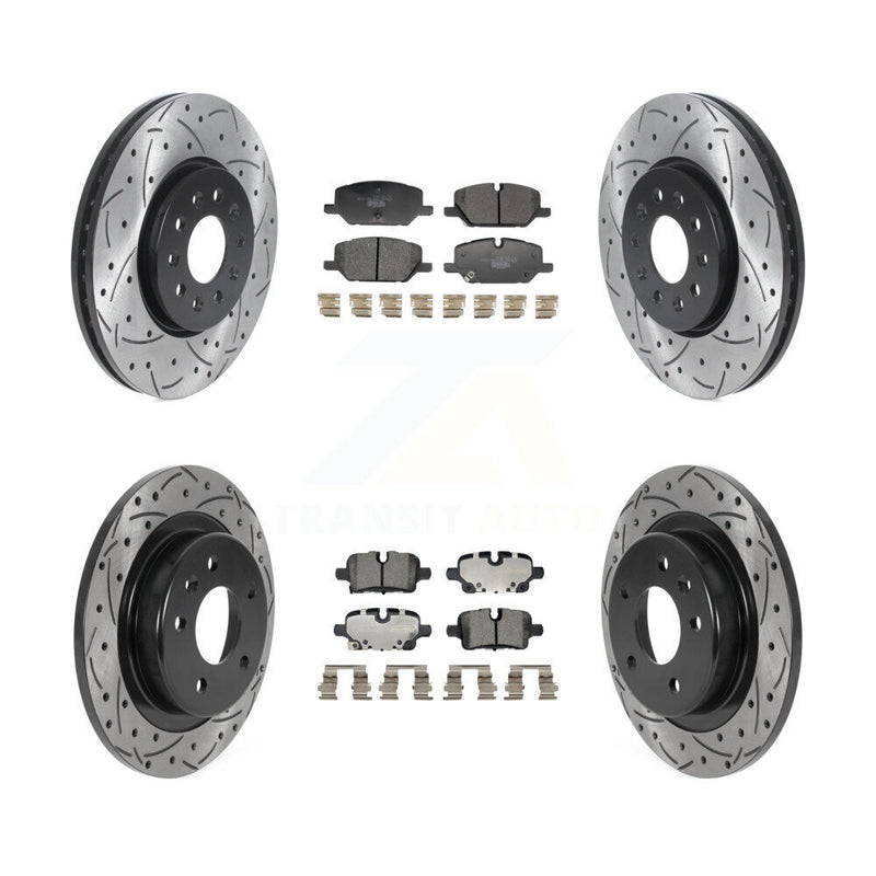 Transit Auto KDT-101377 Disc Brake Kit for 2021 Chevrolet Equinox, GMC Terrain - Front and Rear