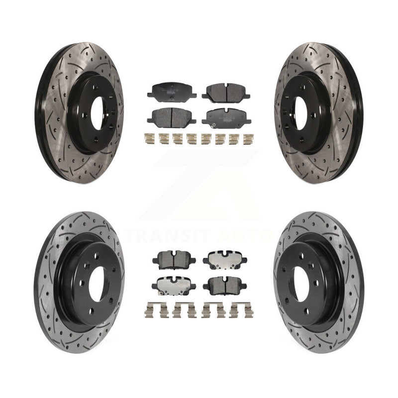 Transit Auto KDT-101378 Disc Brake Kit for 2022-2023 GMC Terrain - Front and Rear