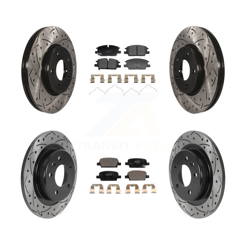 Transit Auto KDT-101379 Disc Brake Kit for 2020-2022 Chevrolet Malibu - Front and Rear
