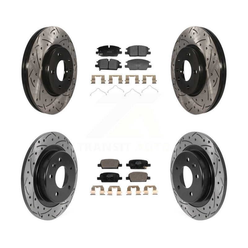 Transit Auto KDT-101379 Disc Brake Kit for 2020-2022 Chevrolet Malibu - Front and Rear