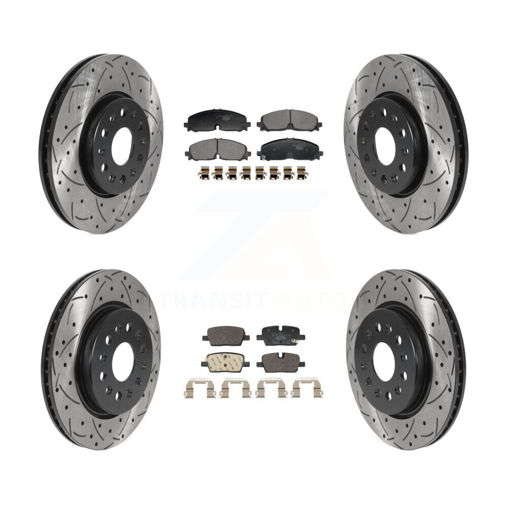 Transit Auto KDT-101381 Disc Brake Kit for 2020-2024 Buick Enclave, Chevrolet Blazer and More - Front and Rear
