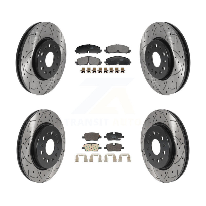 Transit Auto KDT-101381 Disc Brake Kit for 2020-2024 Buick Enclave, Chevrolet Blazer and More - Front and Rear