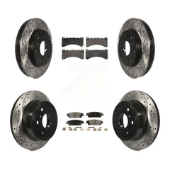 Transit Auto KDT-101382 Disc Brake Kit for 2014-2020 Chevrolet Suburban, Cadillac Escalade and More - Front and Rear