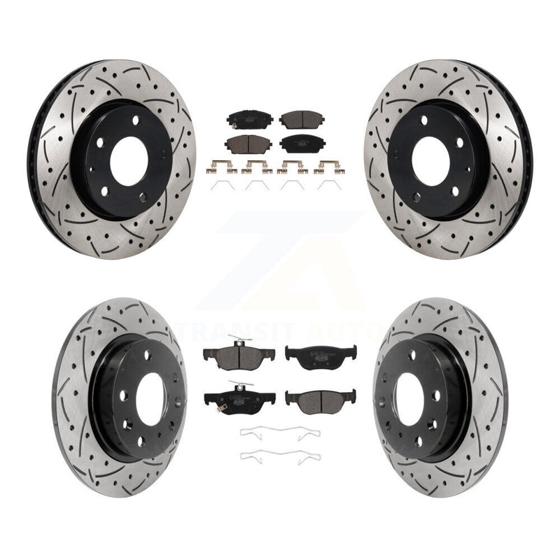 Transit Auto KDT-101383 Disc Brake Kit for 2019-2023 Mazda 3, Mazda 3 Sport - Front and Rear