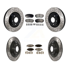 Transit Auto KDT-101385 Disc Brake Kit for 2019-2024 Mazda CX-5 - Front and Rear