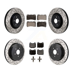 Transit Auto KDT-101388 Disc Brake Kit for 2017-2020 Toyota 86, Subaru BRZ - Front and Rear