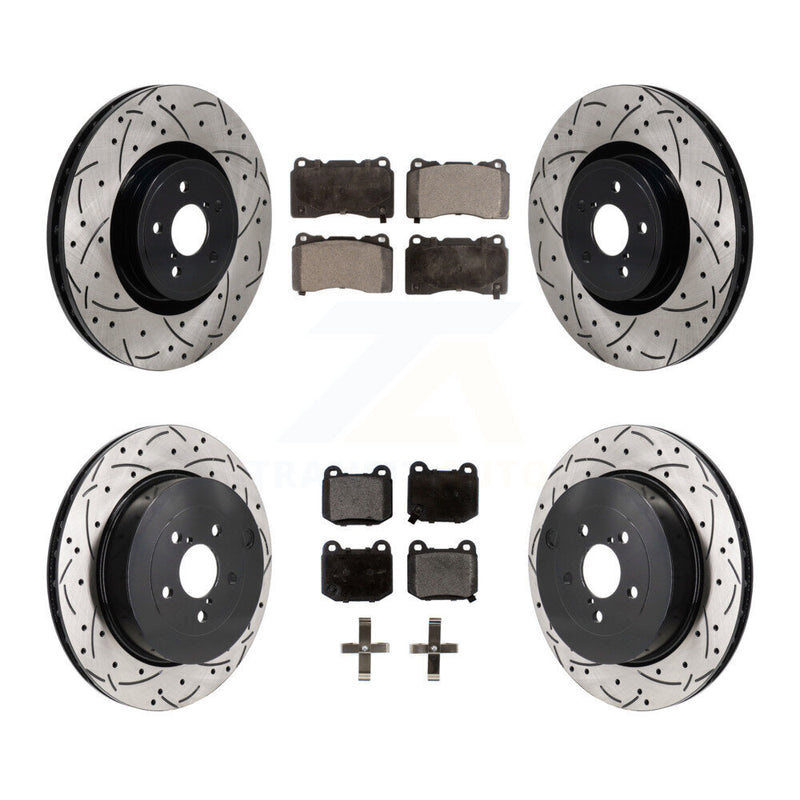 Transit Auto KDT-101388 Disc Brake Kit for 2017-2020 Toyota 86, Subaru BRZ - Front and Rear