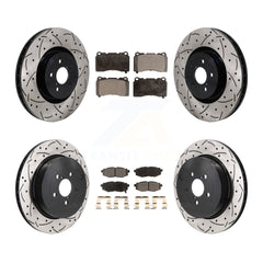 Transit Auto KDT-101389 Disc Brake Kit for 2017 Subaru BRZ - Front and Rear