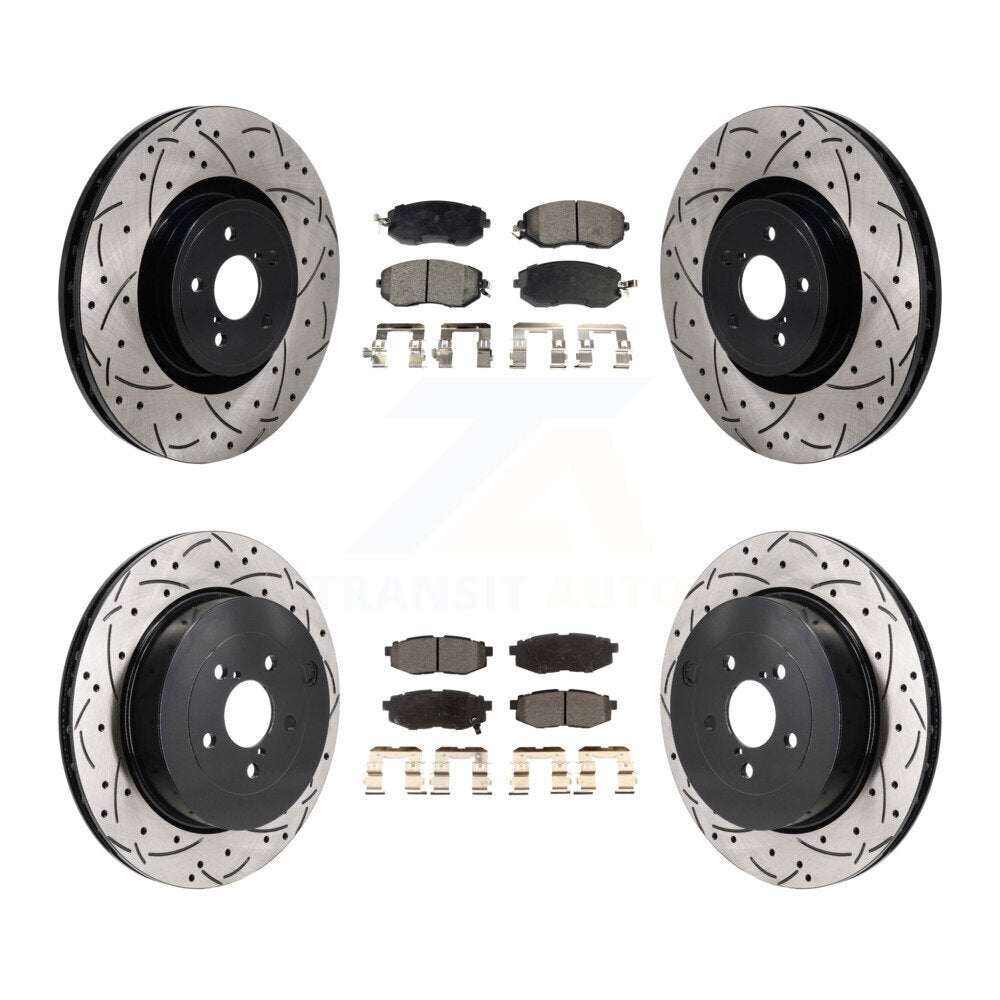 Transit Auto KDT-101390 Disc Brake Kit for 2019 Toyota 86 - Front and Rear