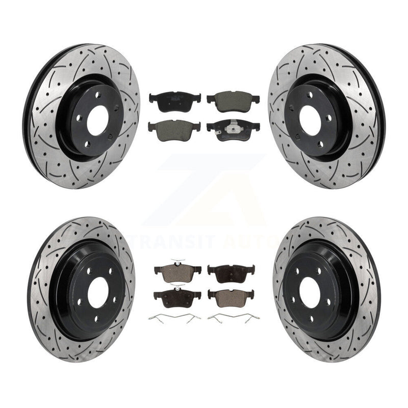 Transit Auto KDT-101392 Disc Brake Kit for 2020-2023 Ford Bronco Sport, Lincoln Corsair, Ford Escape - Front and Rear