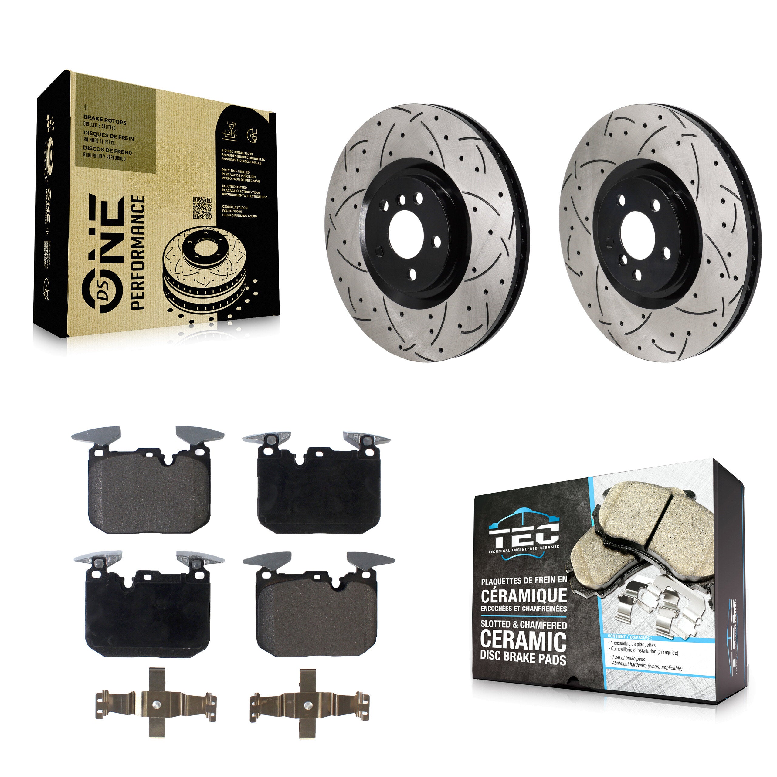 Transit Auto KDT-101396 Disc Brake Kit for 2021 Mini Cooper - Front