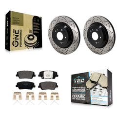 Transit Auto KDT-101404 Disc Brake Kit for 2018-2022 Kia Stinger, Genesis G70, Genesis G80 - Rear