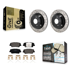 Transit Auto KDT-101405 Disc Brake Kit for 2018-2023 Genesis G70, Kia Stinger - Rear