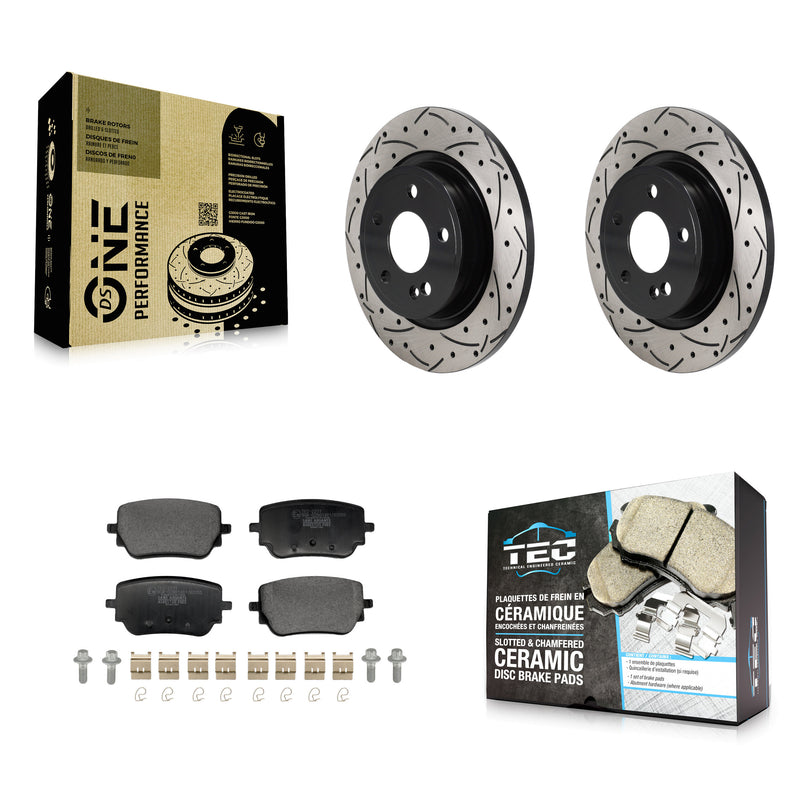 Transit Auto KDT-101410 Disc Brake Kit for 2019-2022 Mercedes-Benz A220 - Rear
