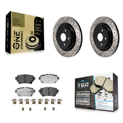 Transit Auto KDT-101415 Disc Brake Kit for 2021-2023 Lexus RZ450e, Subaru Solterra and More - Rear