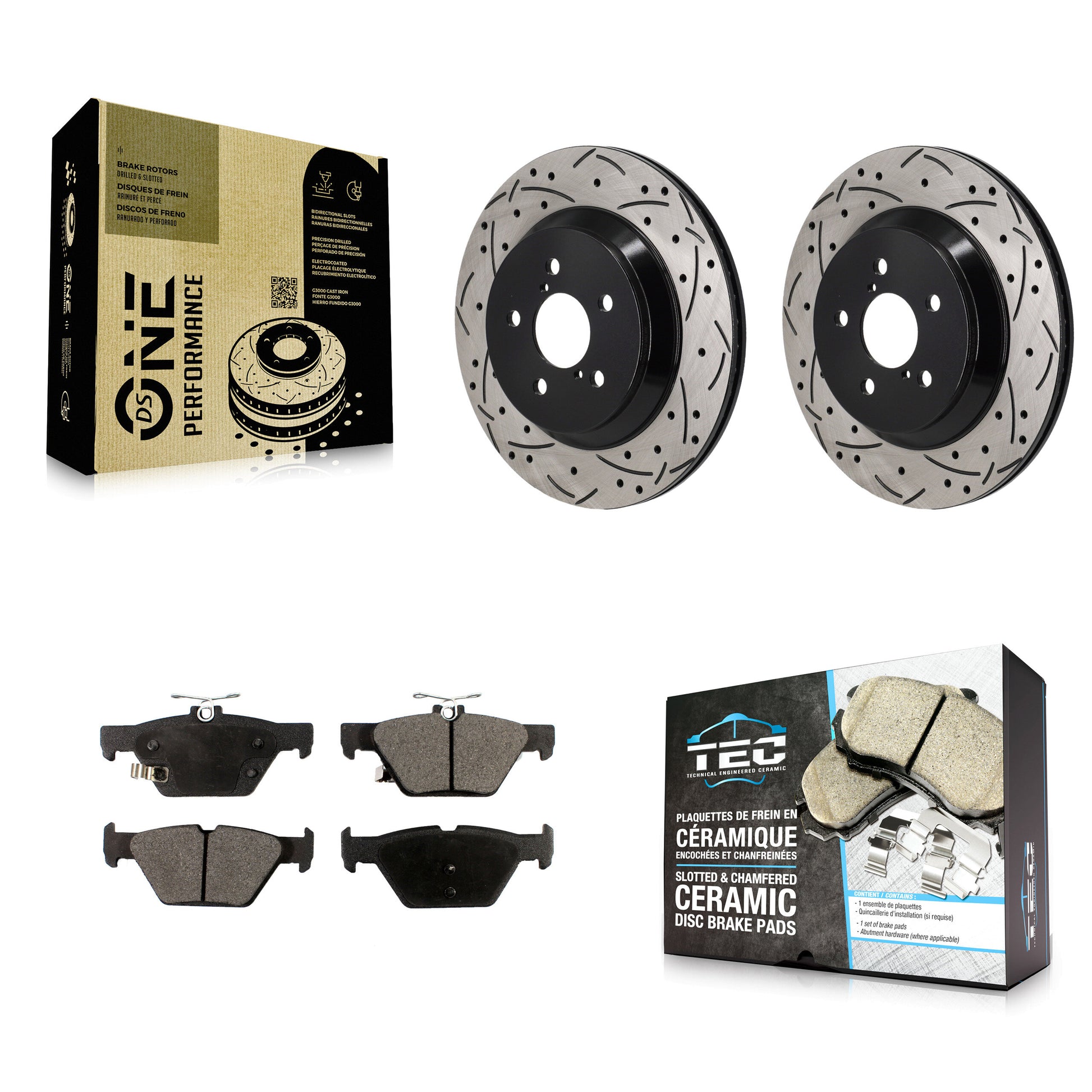 Transit Auto KDT-101422 Disc Brake Kit for 2021-2023 Subaru Crosstrek - Rear