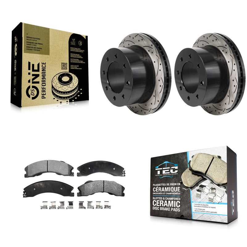 Transit Auto KDT-101426 Disc Brake Kit for 2011-2019 Chevrolet Silverado 3500 HD, GMC Sierra 3500 HD - Rear
