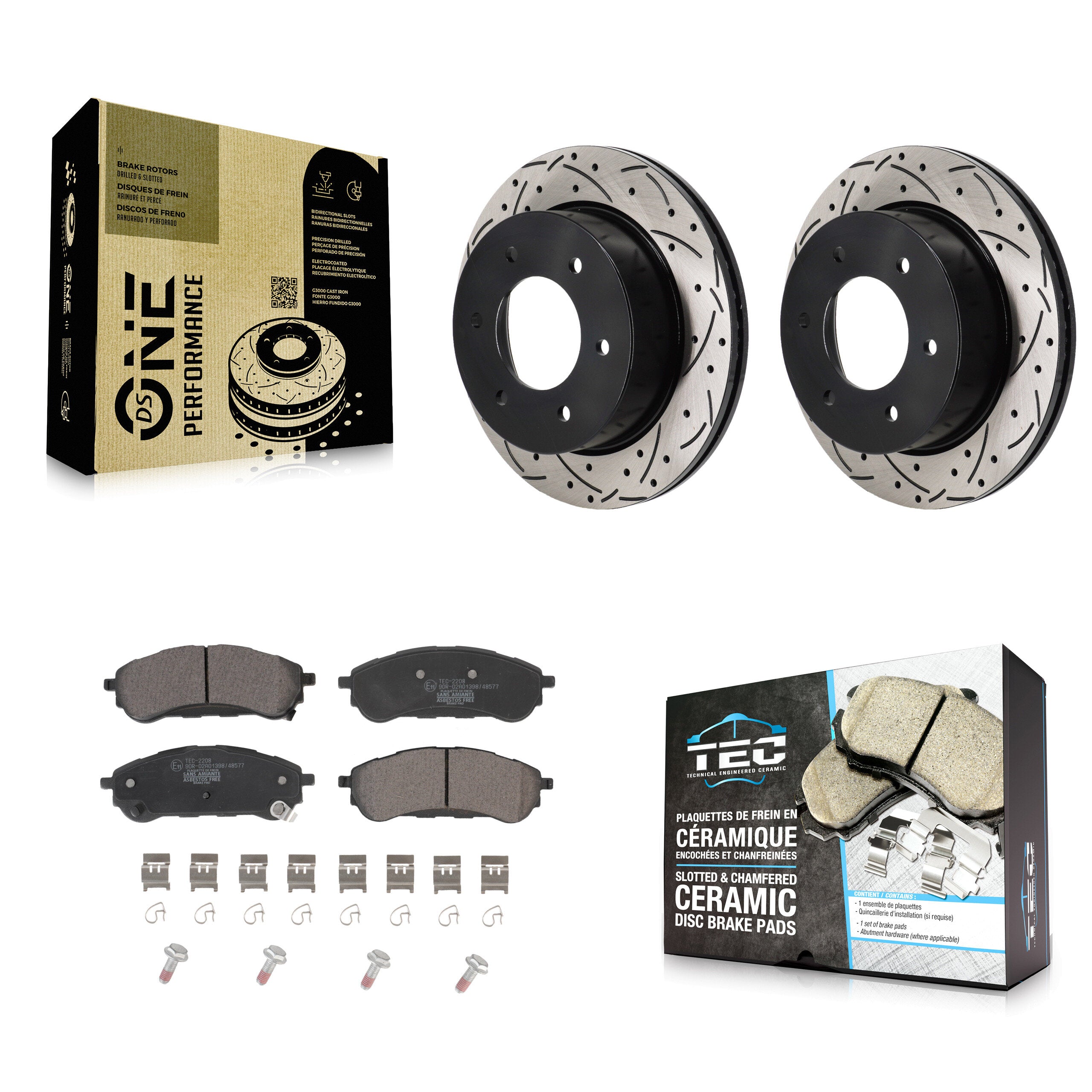 Transit Auto KDT-101428 Disc Brake Kit for 2019-2023 Ford Ranger - Rear