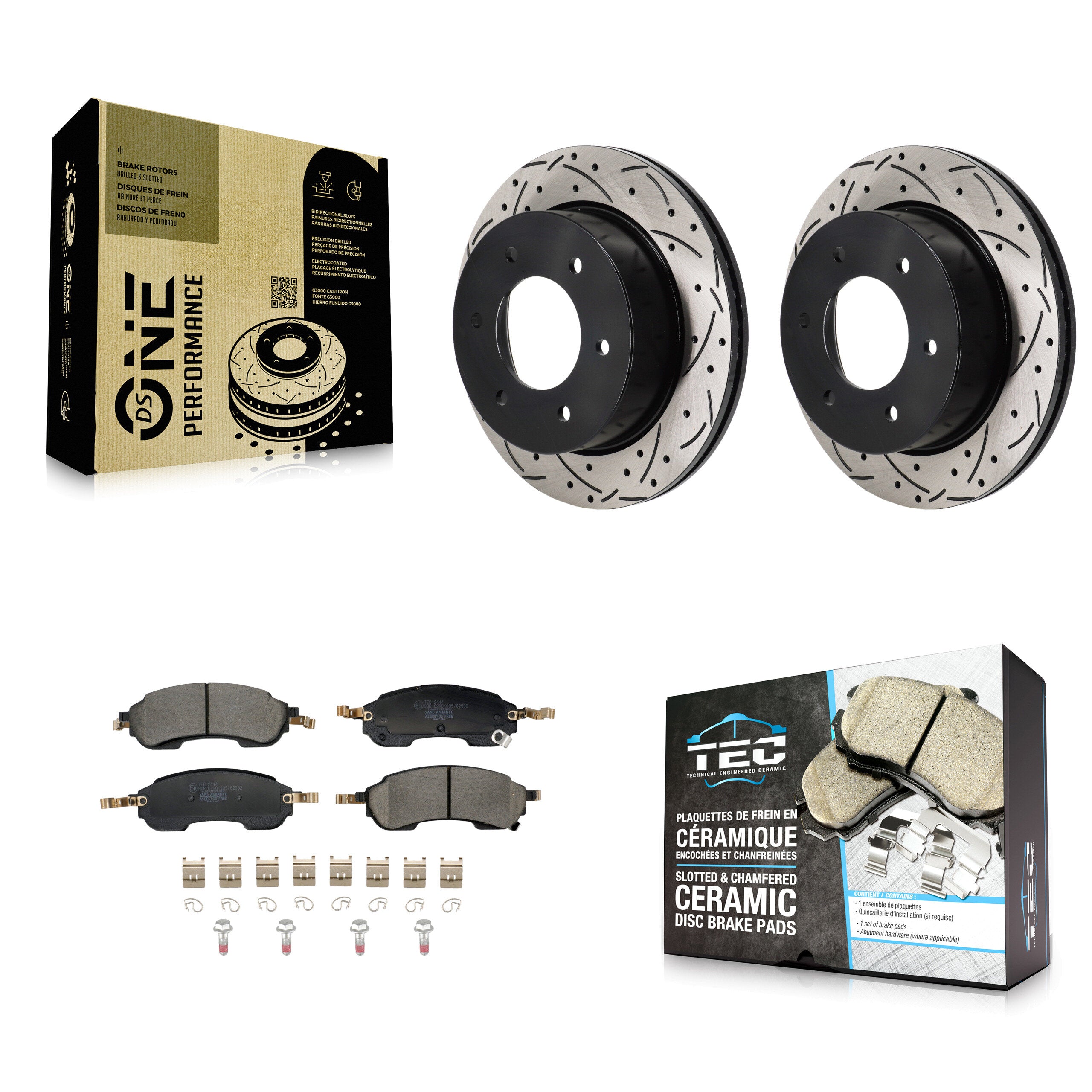 Transit Auto KDT-101429 Disc Brake Kit for 2021-2023 Ford Bronco - Rear