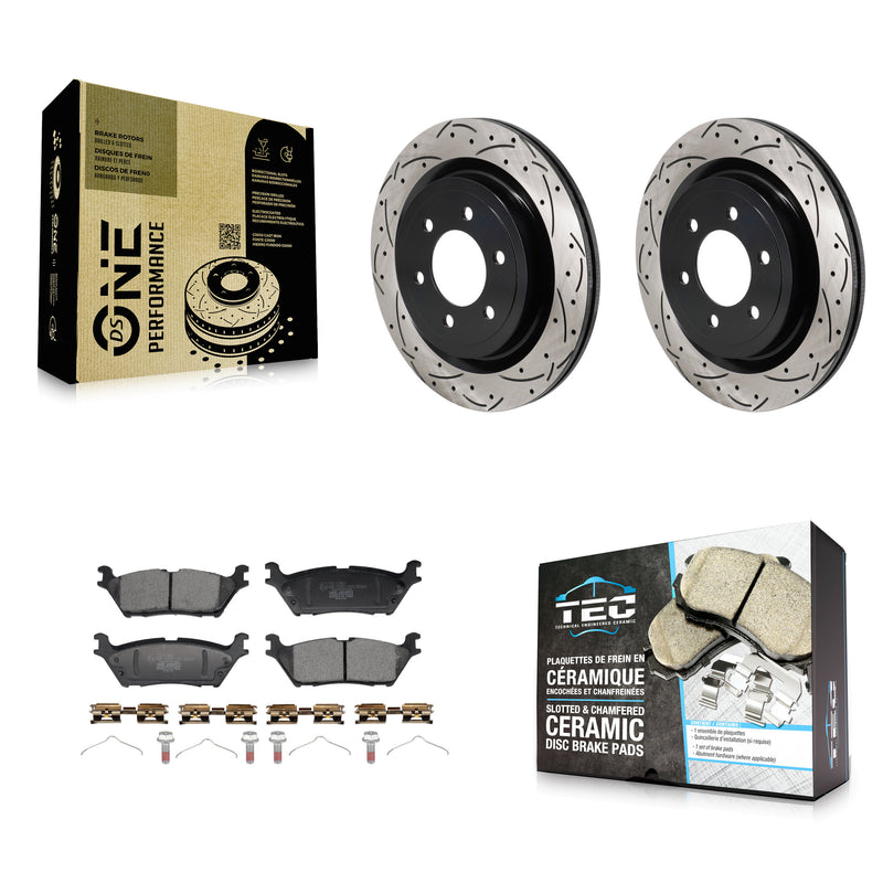 Transit Auto KDT-101431 Disc Brake Kit for 2021-2025 Ford F-150 Lightning, Ford F-150 - Rear