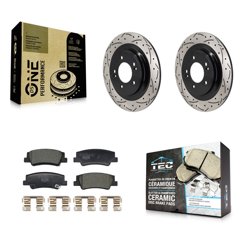 Transit Auto KDT-101437 Disc Brake Kit for 2022-2024 Kia Sportage, Hyundai Tucson - Rear
