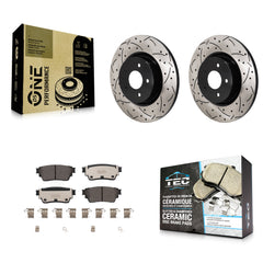 Transit Auto KDT-101438 Disc Brake Kit for 2022-2023 INFINITI QX60, Mitsubishi Outlander, Nissan Pathfinder - Rear