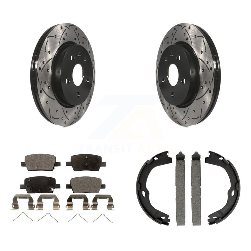 Transit Auto KDT-101447 Disc Brake Kit for 2016-2022 Chevrolet Camaro - Rear