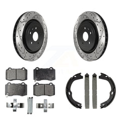 Transit Auto KDT-101449 Disc Brake Kit for 2016-2023 Chevrolet Camaro, Cadillac CTS - Rear