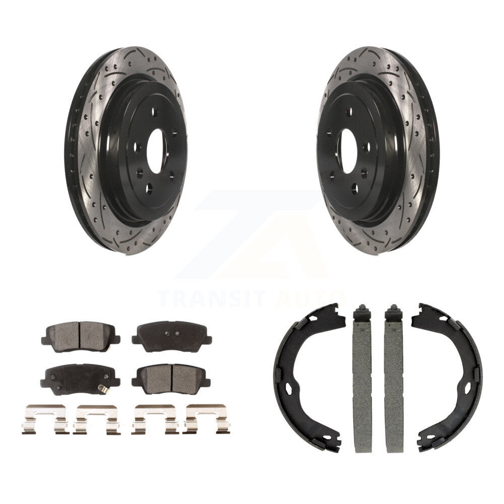 Transit Auto KDT-101451 Disc Brake Kit for 2015-2019 Cadillac CTS - Rear