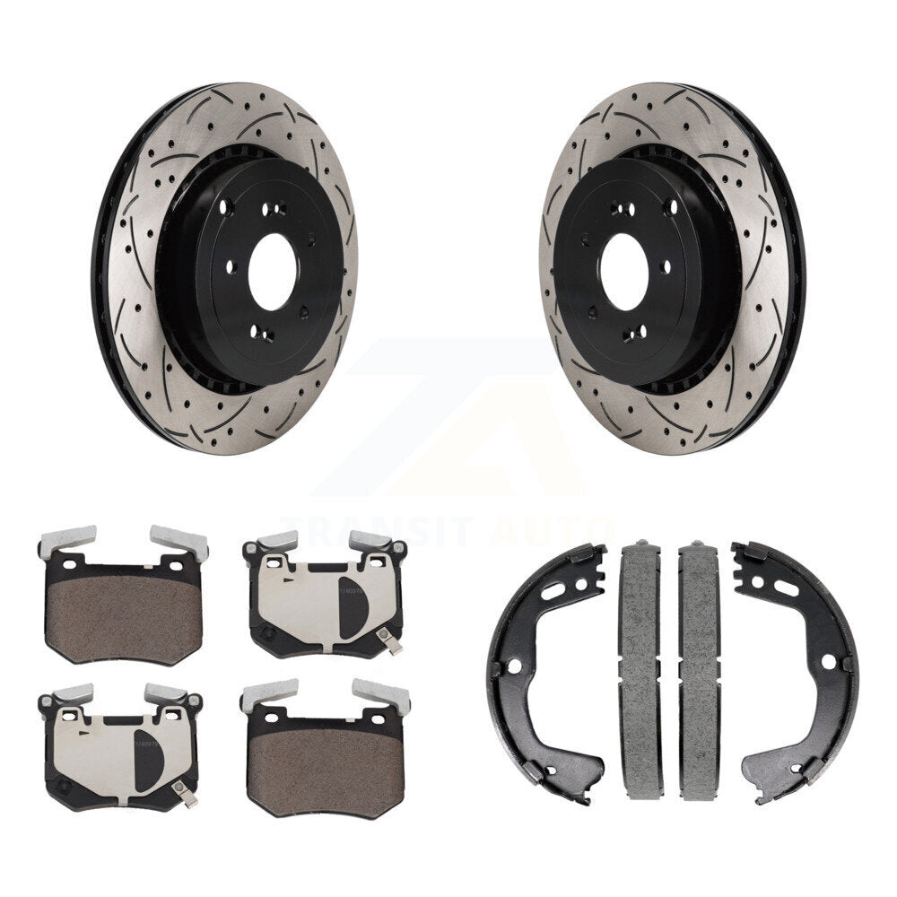 Transit Auto KDT-101452 Disc Brake Kit for 2018-2021 Genesis G70, Kia Stinger - Rear