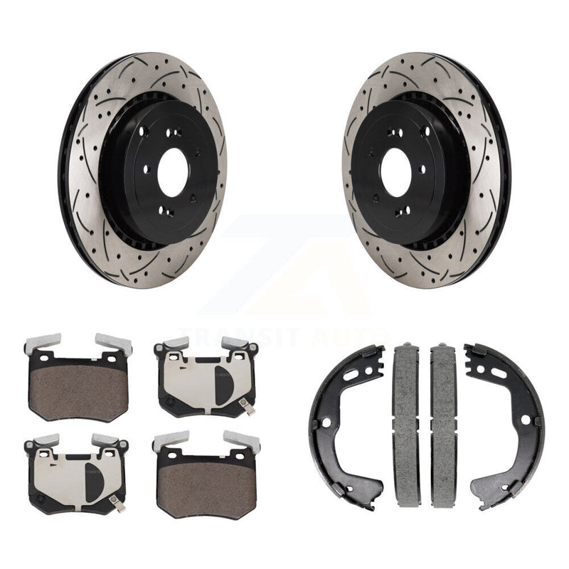 Transit Auto KDT-101452 Disc Brake Kit for 2018-2021 Genesis G70, Kia Stinger - Rear