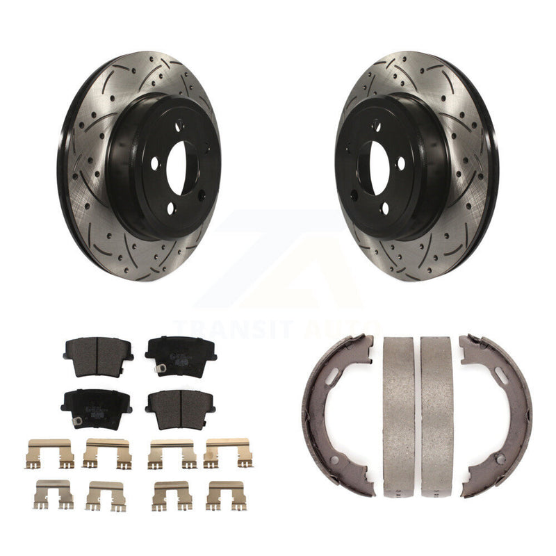 Transit Auto KDT-101456 Disc Brake Kit for 2005-2021 Dodge Challenger, Dodge Charger and More - Rear