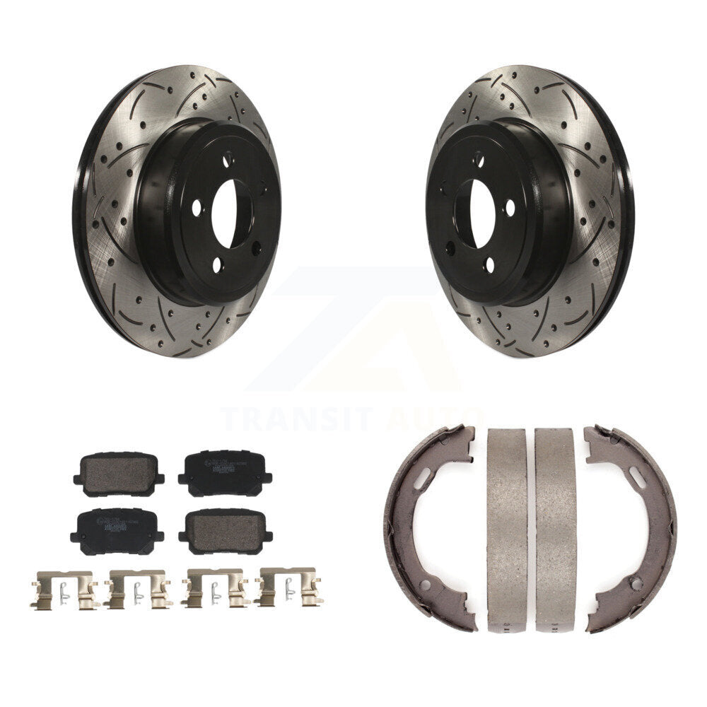 Transit Auto KDT-101458 Disc Brake Kit for 2017-2018 Dodge Charger - Rear