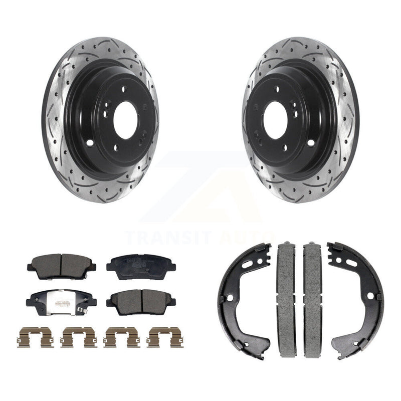 Transit Auto KDT-101460 Disc Brake Kit for 2018-2020 Genesis G80 - Rear