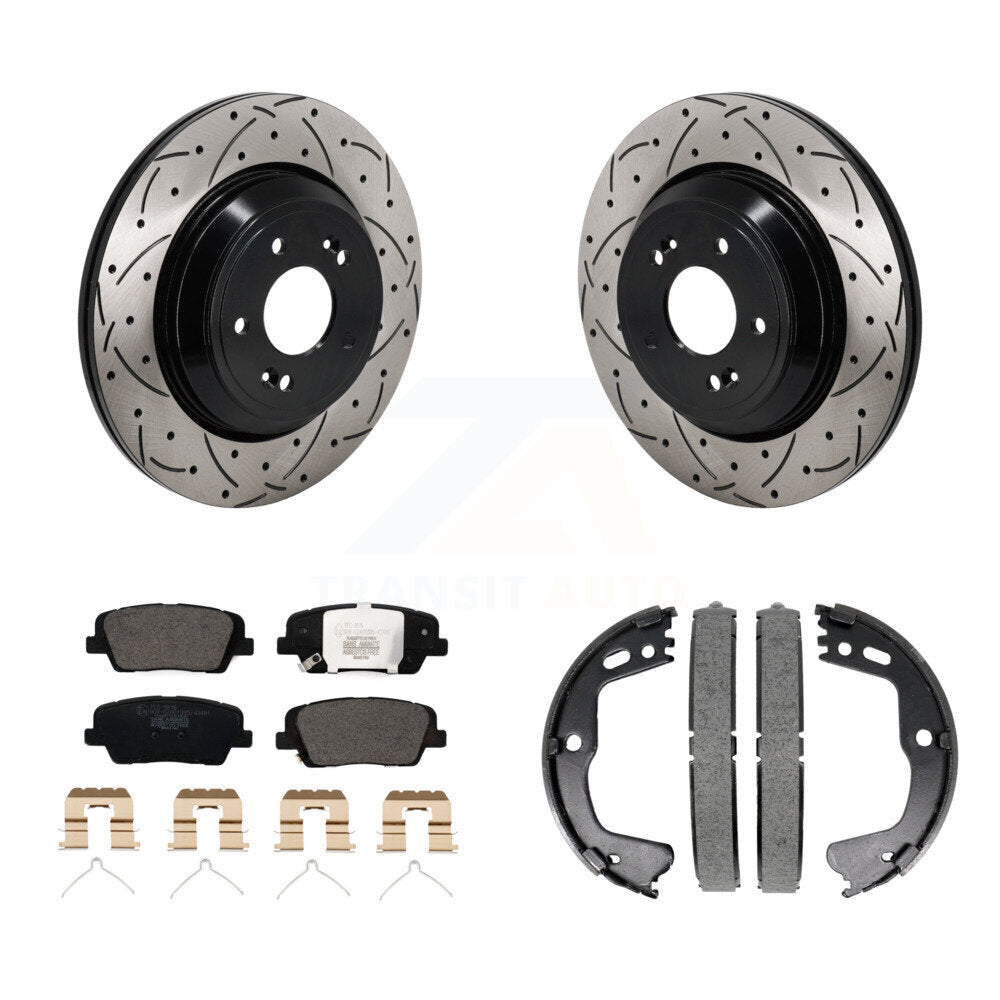 Transit Auto KDT-101461 Disc Brake Kit for 2018-2020 Genesis G80 - Rear