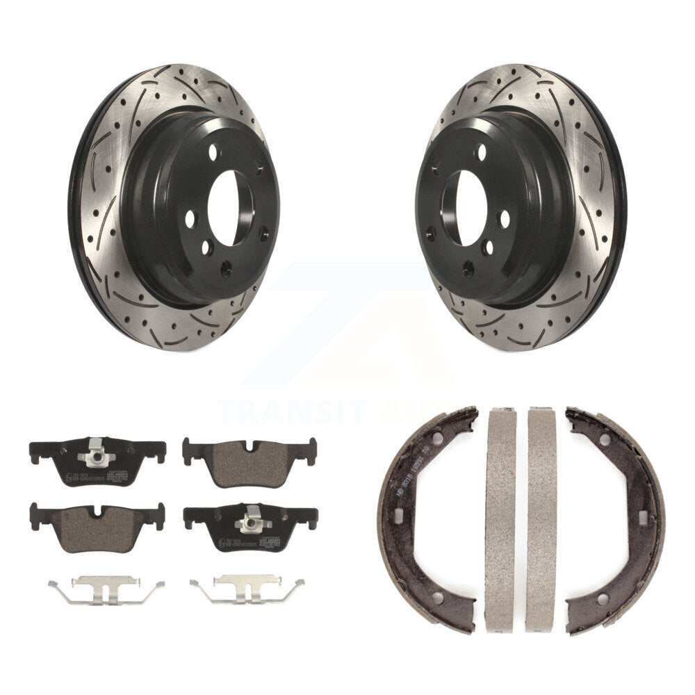 Transit Auto KDT-101462 Disc Brake Kit for 2013-2020 BMW 320i xDrive, BMW 328d xDrive and More - Rear