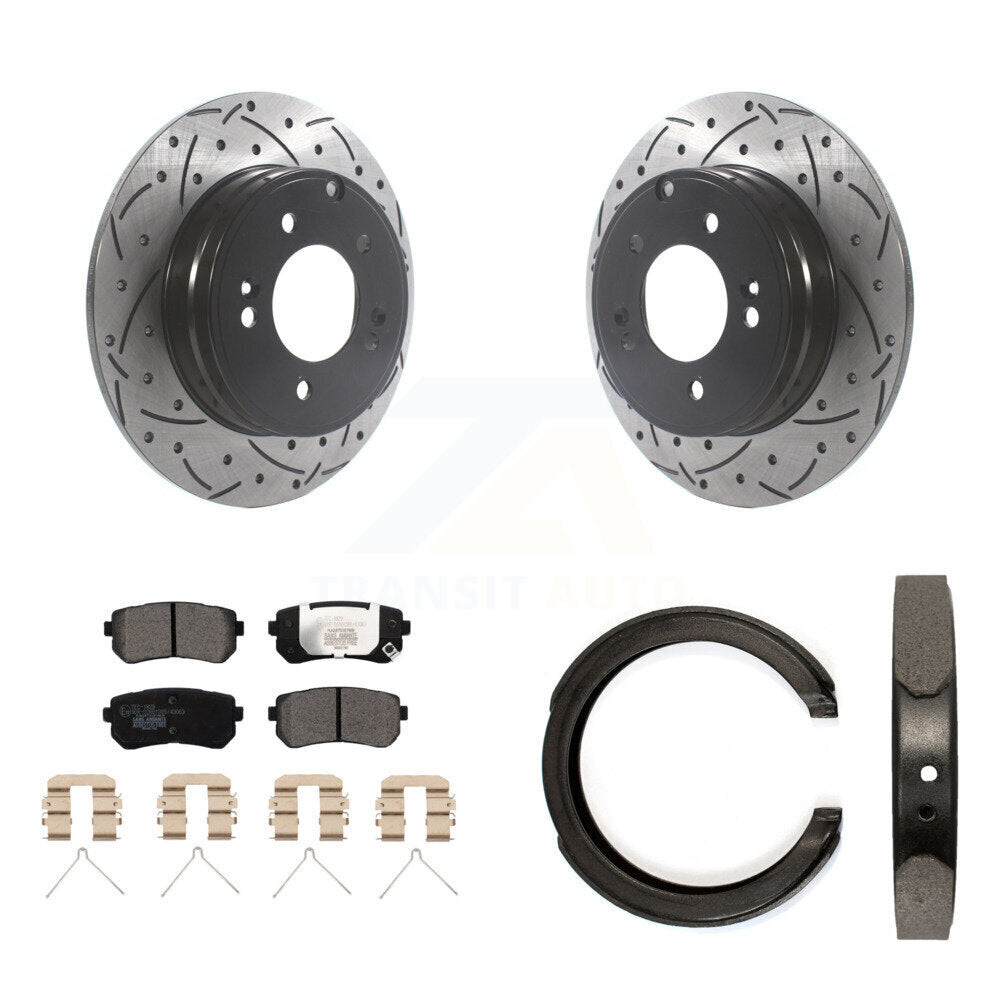 Transit Auto KDT-101464 Disc Brake Kit for 2016-2020 Kia Optima - Rear