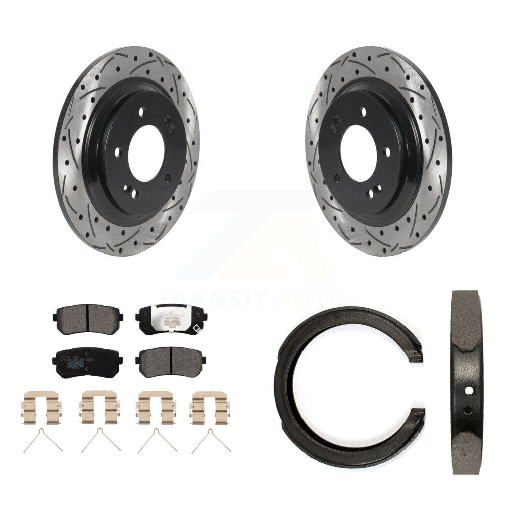 Transit Auto KDT-101465 Disc Brake Kit for 2016 Kia Optima - Rear