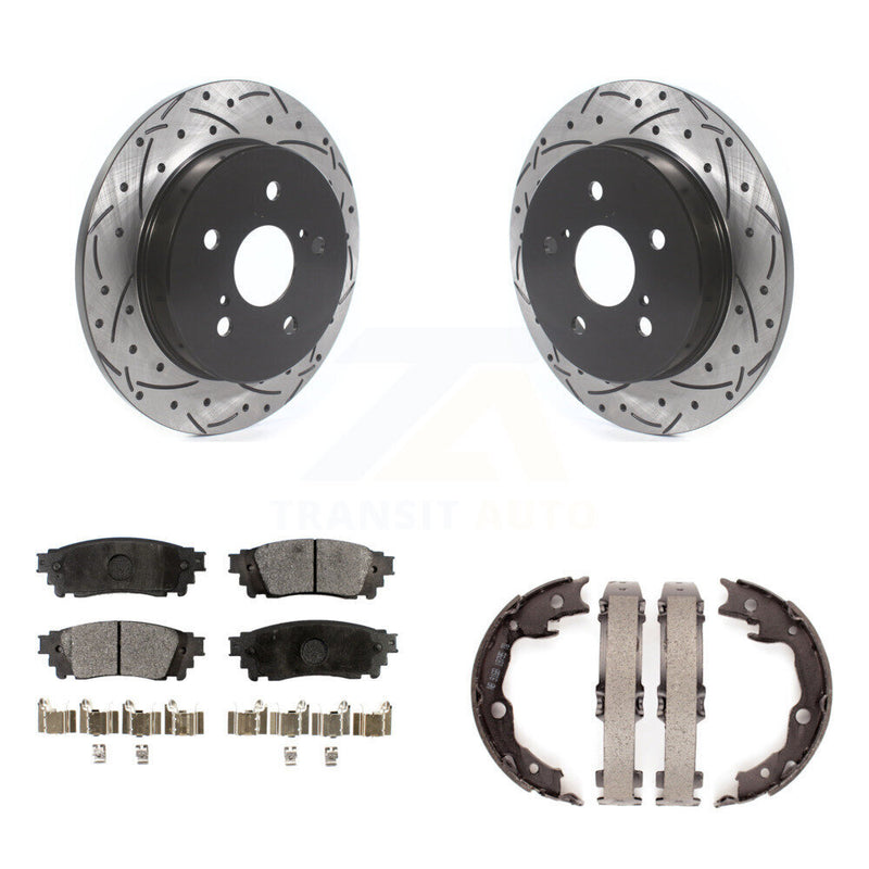 Transit Auto KDT-101469 Disc Brake Kit for 2018-2023 Toyota Camry, Toyota RAV4 - Rear