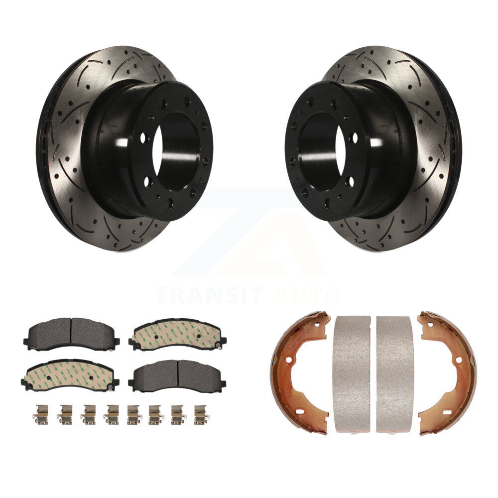 Transit Auto KDT-101474 Disc Brake Kit for 2021 Ram 3500 - Rear