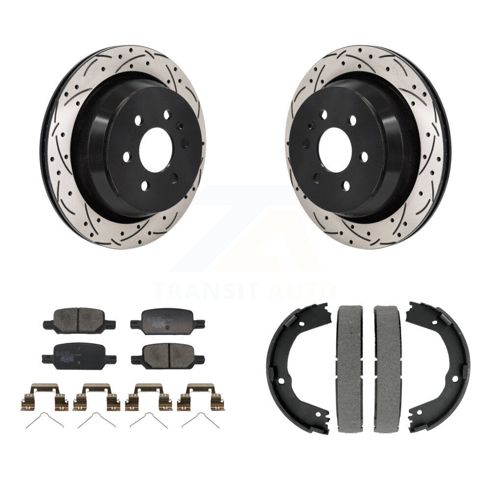 Transit Auto KDT-101488 Disc Brake Kit for 2021-2022 Chevrolet Colorado, GMC Canyon - Rear