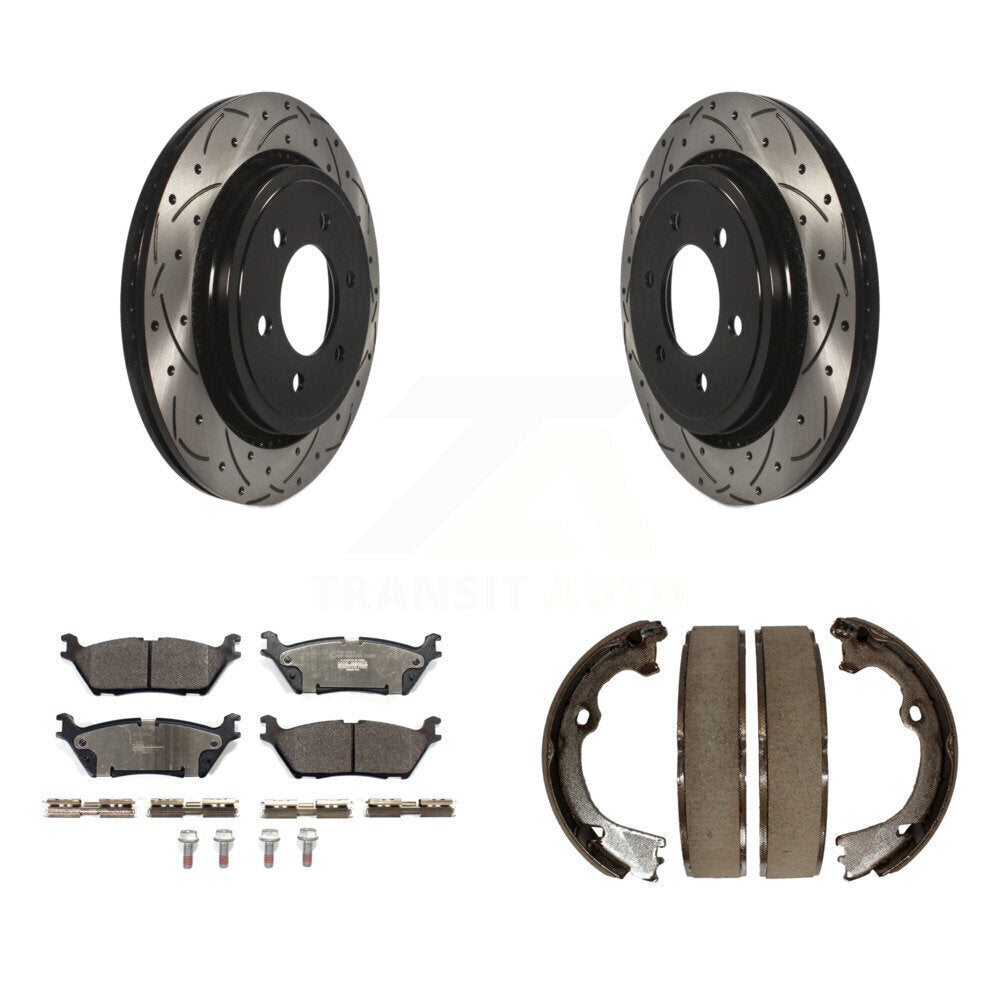 Transit Auto KDT-101489 Disc Brake Kit for 2015-2017 Ford F-150 - Rear