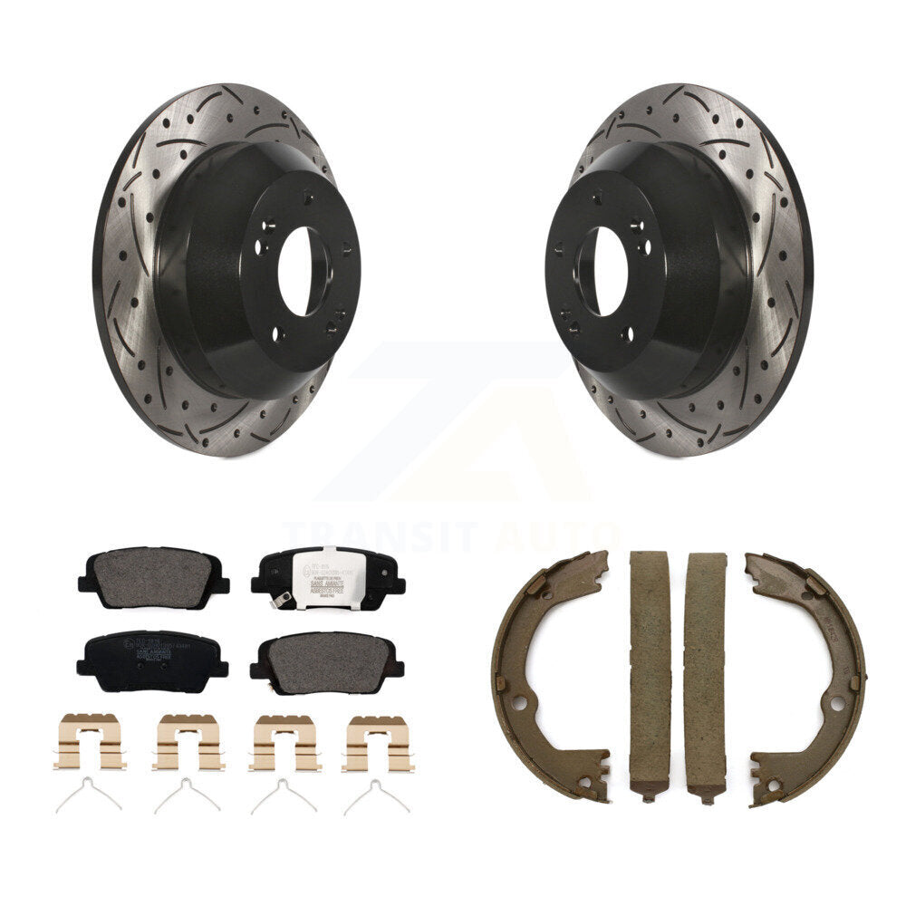 Transit Auto KDT-101492 Disc Brake Kit for 2014-2015 Kia Sorento - Rear