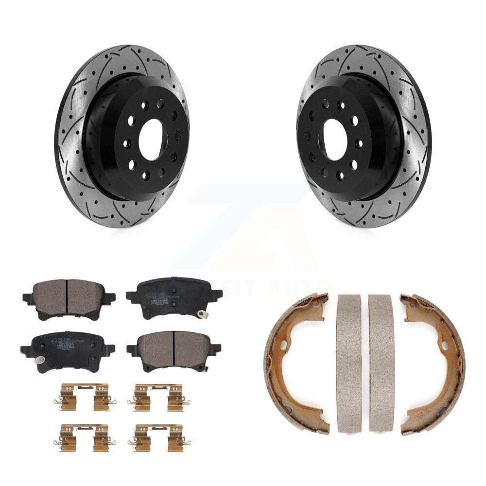Transit Auto KDT-101494 Disc Brake Kit for 2021 Jeep Wrangler - Rear