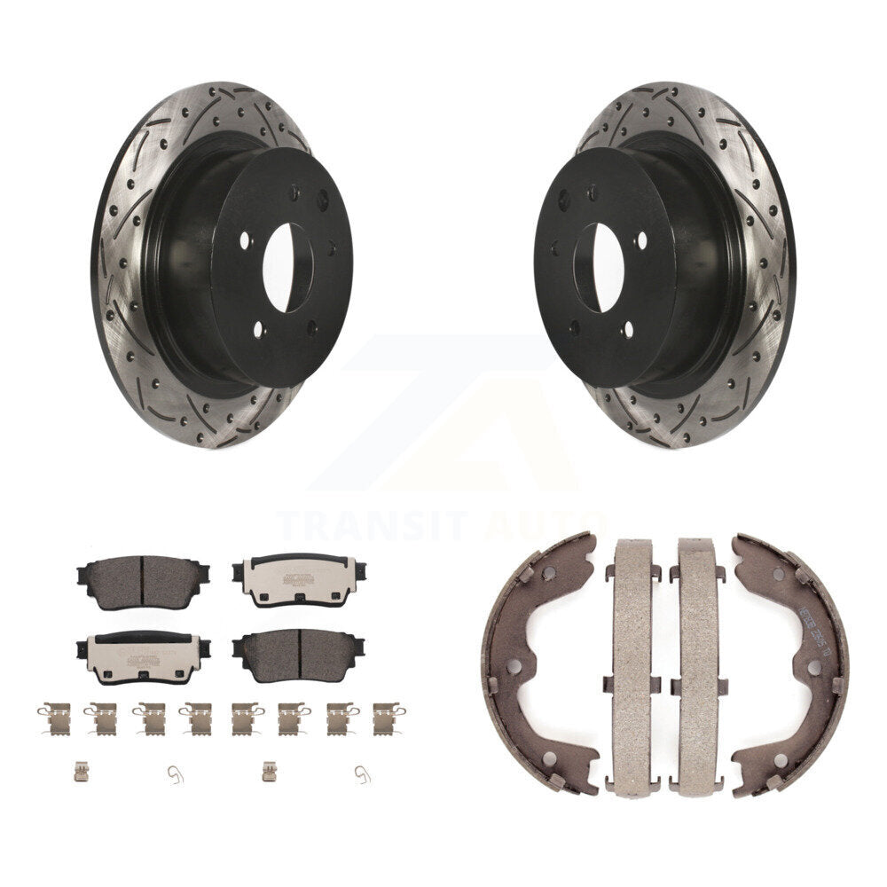 Transit Auto KDT-101501 Disc Brake Kit for 2019 Nissan Altima - Rear