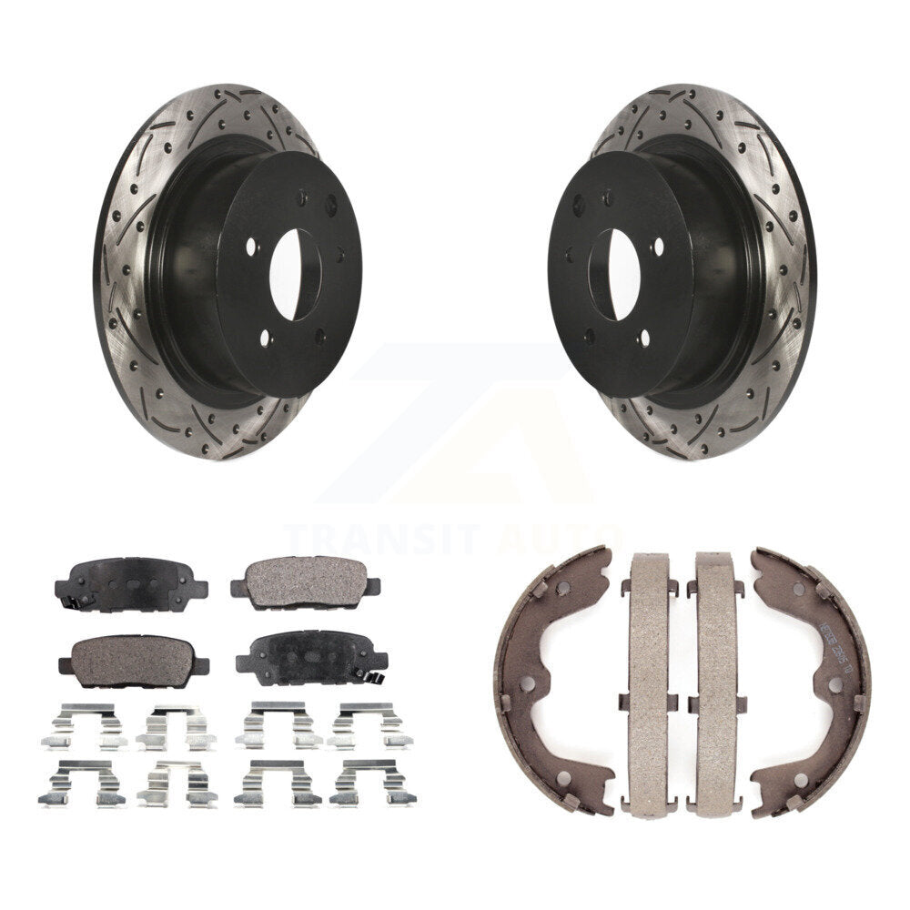 Transit Auto KDT-101502 Disc Brake Kit for 2002-2023 Nissan Altima, Nissan Maxima - Rear